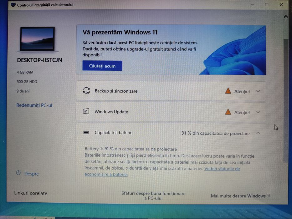 Laptop ASUS X540L i3 Windows 10 pro instalat si activat