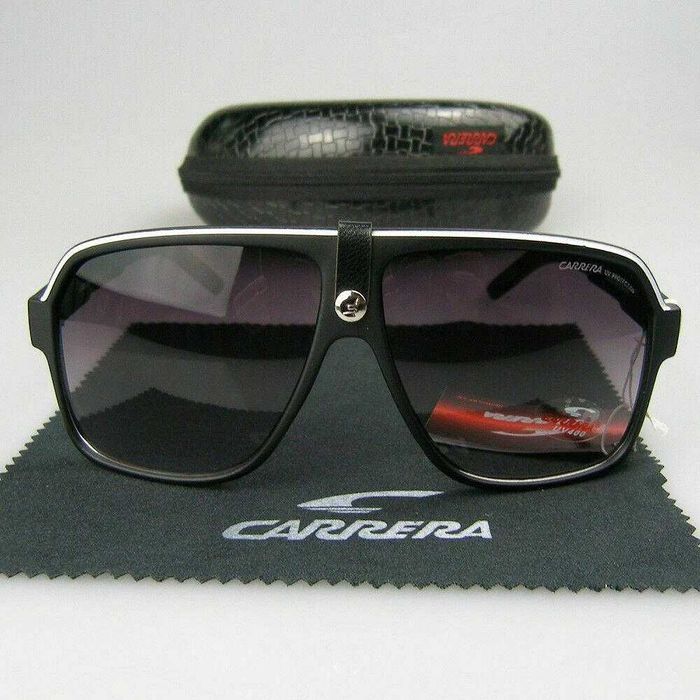 Слънчеви очила Carrera Черни и Червени Правоъгълни UV 400 Големи Нови
