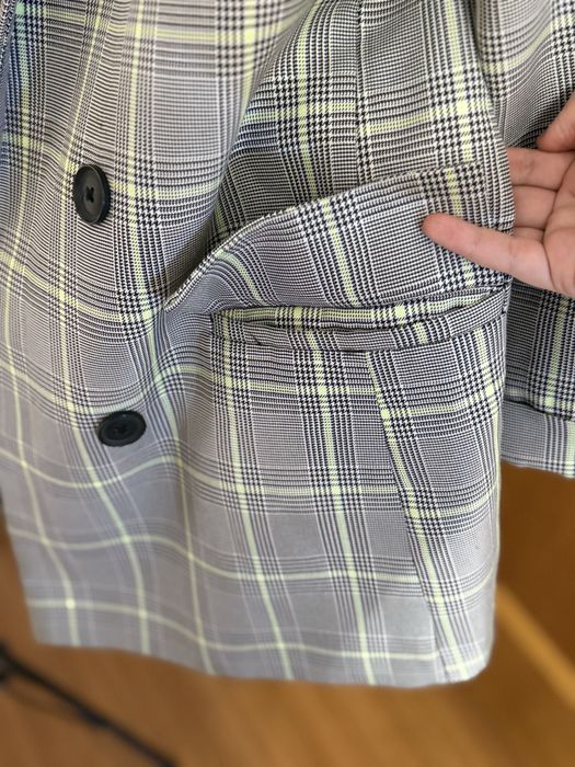 пиджак клетчатый STRADIVARIUS