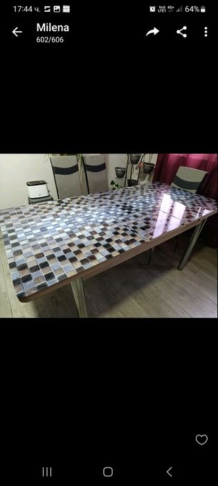 Кухненска маса голяма тежка 80/130-170