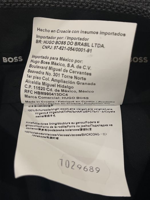Мъжки панталон Hugo Boss- нов, 102 размер