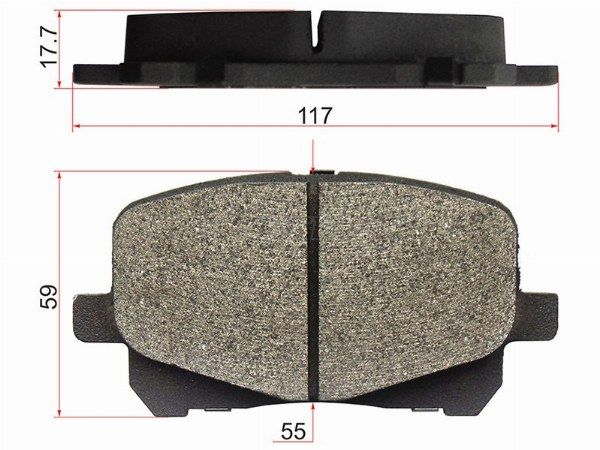 Колодки тормозные Toyota Camry