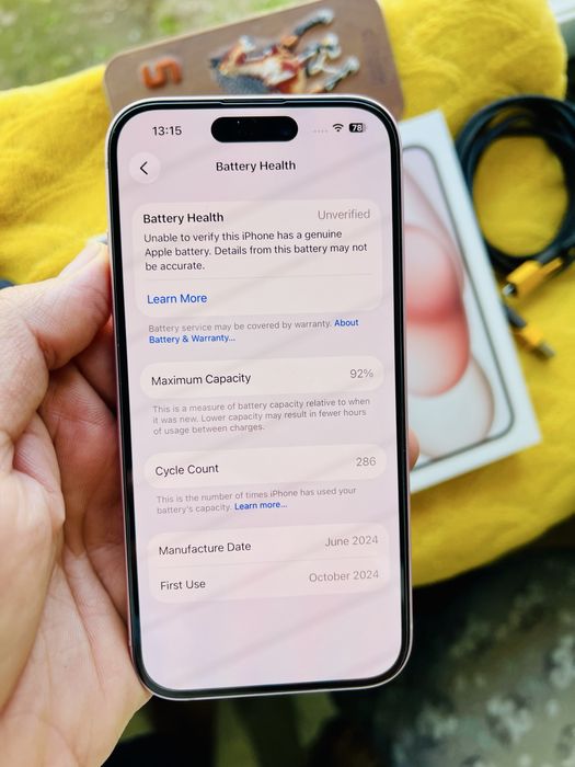 Iphone 15 256 gb ca nou