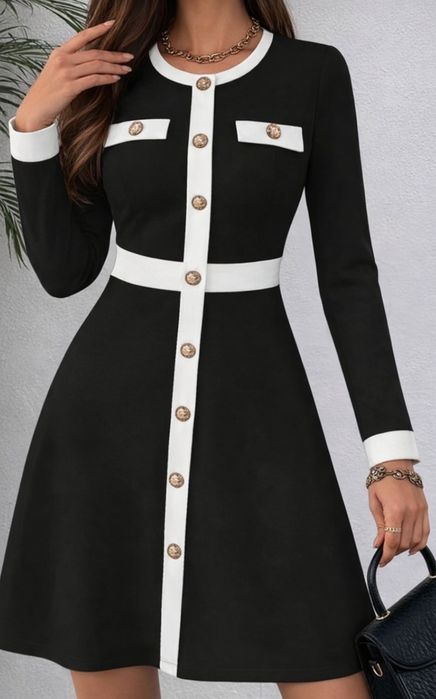 Рокли-черни,черно и бяло, стилни и модерни