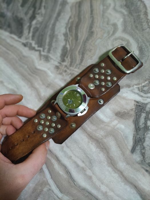 Ceas barbati curea piele calitate