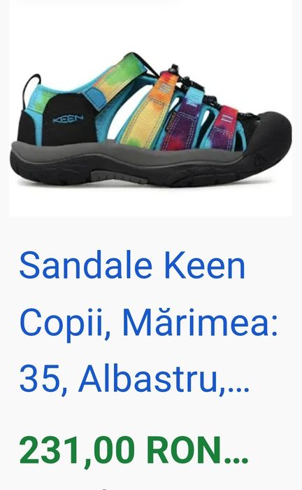 Vand sandale copii unisex Keen waterproof