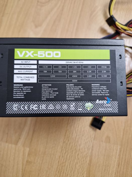 Блок питания АеroCool vx-500