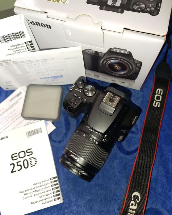 Canon 250d ideal holatda yangi