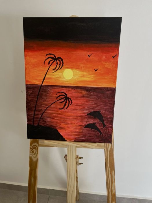 Tablou pictat manual