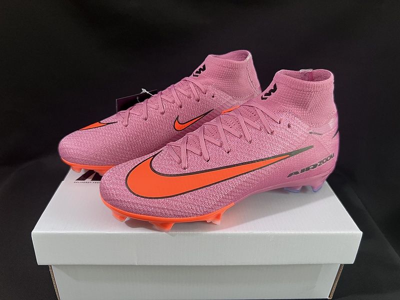 Ghete fotbal nike air zoom mercurial superfly 9 elite fg - pink/orange
