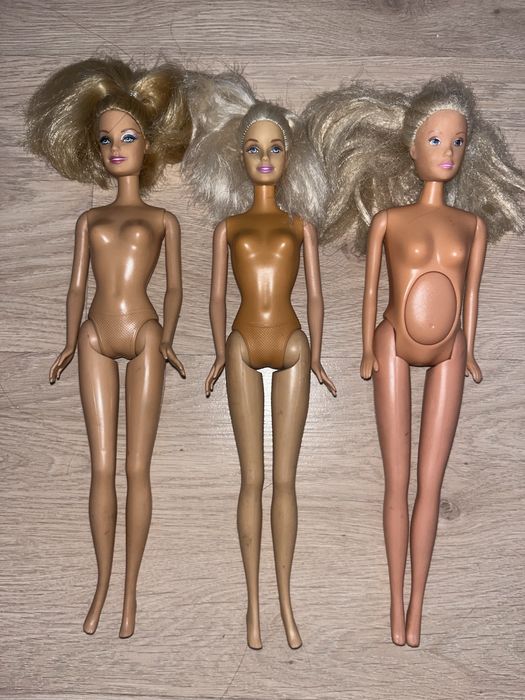 Стари кукли Барби + рядка бременна Барби с бебе