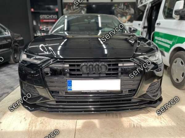 Prelungire splitter bara fata Audi A6 C8 2019- v14 - Maxton Design