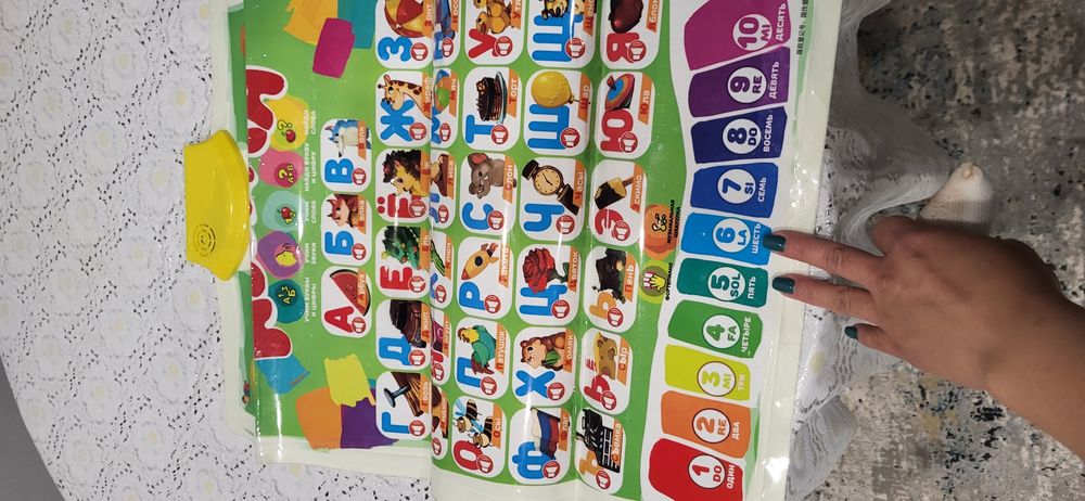 Алфавит на русском.