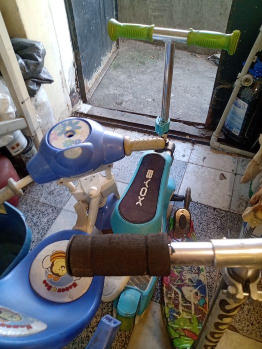 Детски комплект колело и тротинетки