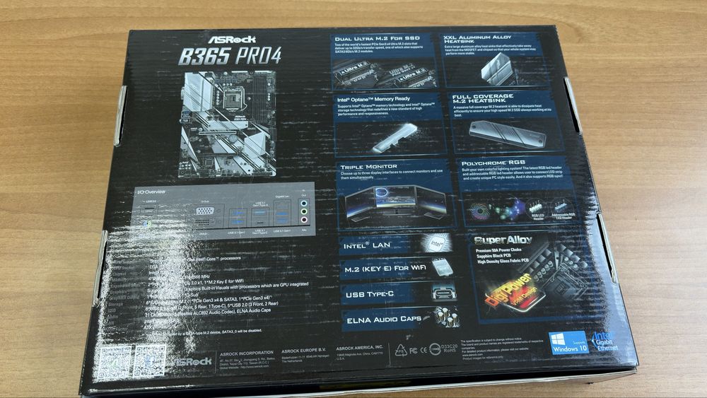 Placa de baza asrock  B365 Pro 04 + Intel i7-9700