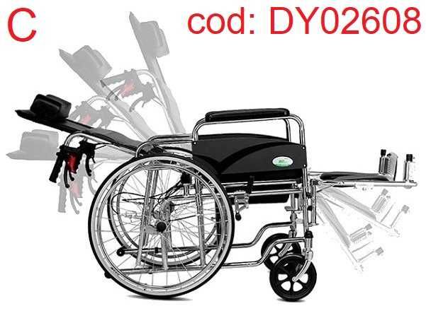 Scaun cu rotile handicap invalizi, Nou, Sigilat, in cutia originala.