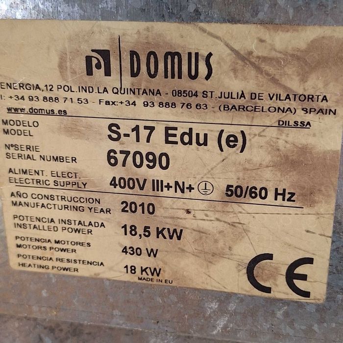 Сушилня Domus S-17 18 кг.