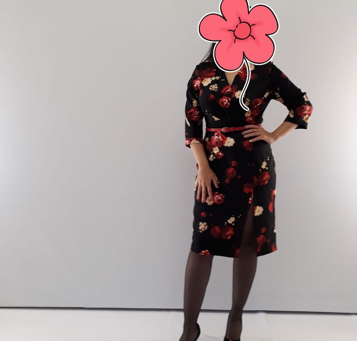 Женское Чёрное платье