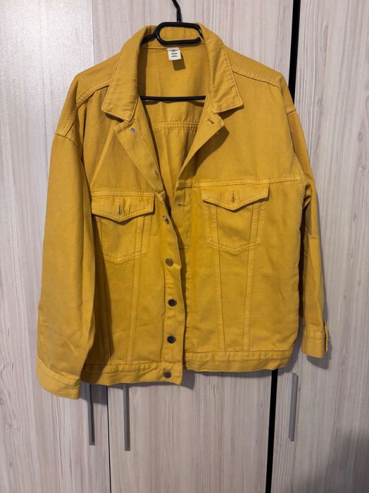 Дънкено жълто яке