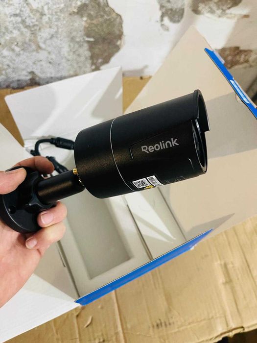 Cameră de supraveghere exterioară Reolink 2K+, Wi-Fi 2,4/5 GHz, vizibilitate nocturnă de 5 MP, IP67, cameră exterioară cu cablu, Wi-Fi 2,4/5 GHz