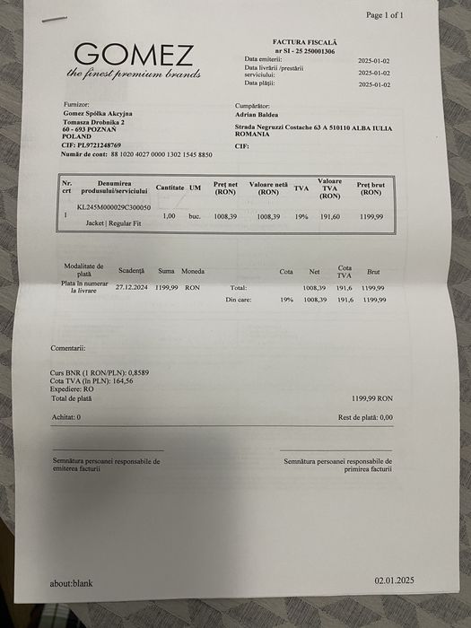 Geaca Puf Karl Legerfeld Noua Originala