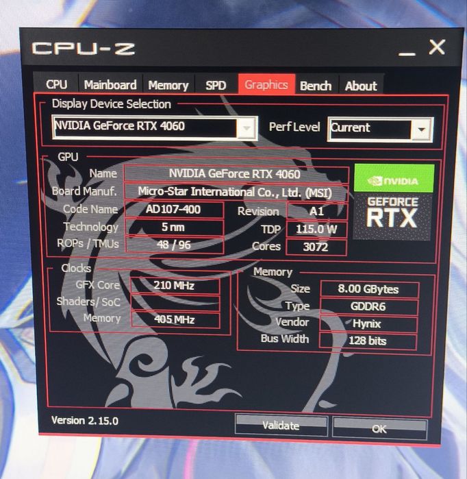 Продам Geforce RTX 4060