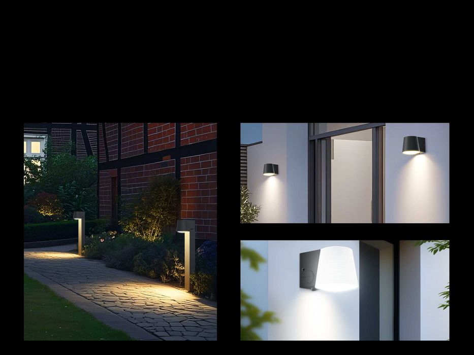 Қуёш батареяли девор чироғи Chiroq Lampa 1000 лм, 4000K / 6500K