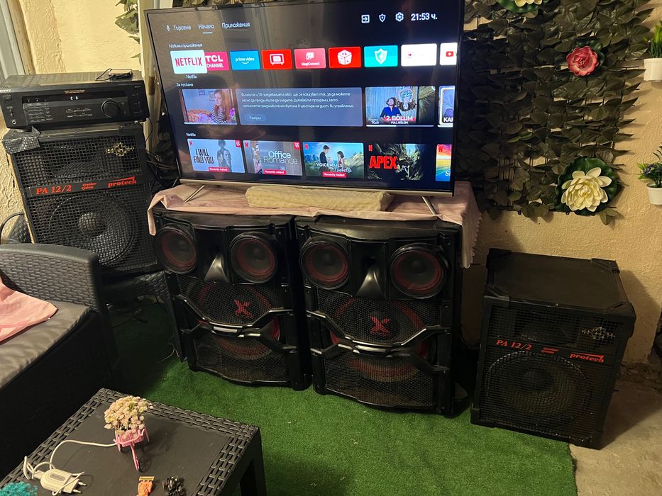Тонколони 12 инча и Lg x boom 9740