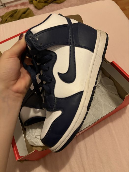 Обувки Nike dunk high (ps) midnight navy