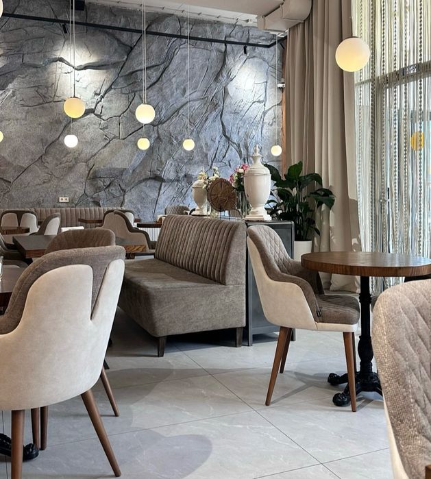 Диваны для кафе ресторанов, столы, стулья