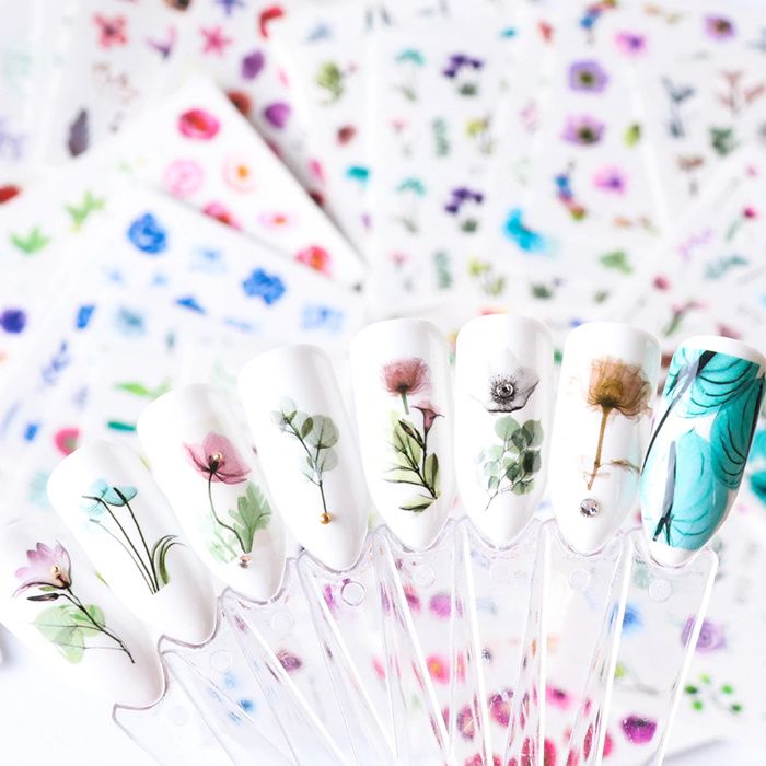 24 водни стикери за нокти
