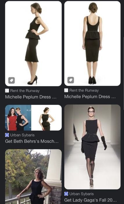 Черна рокля Moshino