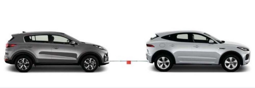 Твърд теглич за МПС 2,5 Т