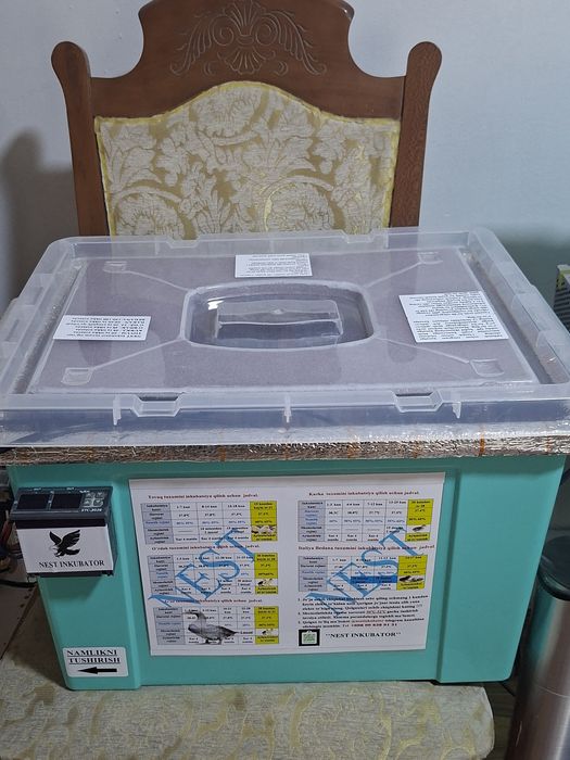 Inkubator nest 70 ta tovuq tuxum ketadi
