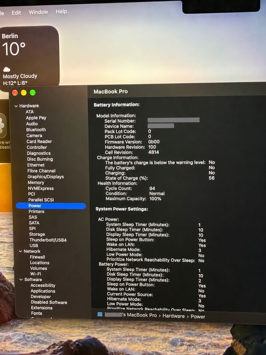 Apple MacBook Pro 14 M3 8GB 1TB Silver | Baterie 100% | 94 cicluri