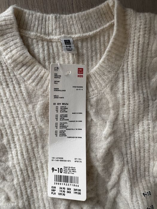 Новый вязаный свитер