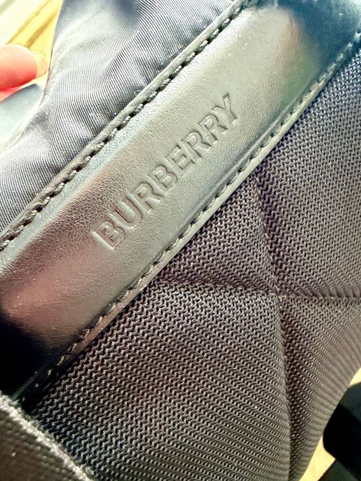 BURBERRY Medium Rucksack Eco Nylon Backpack – Black (Style 8021261)