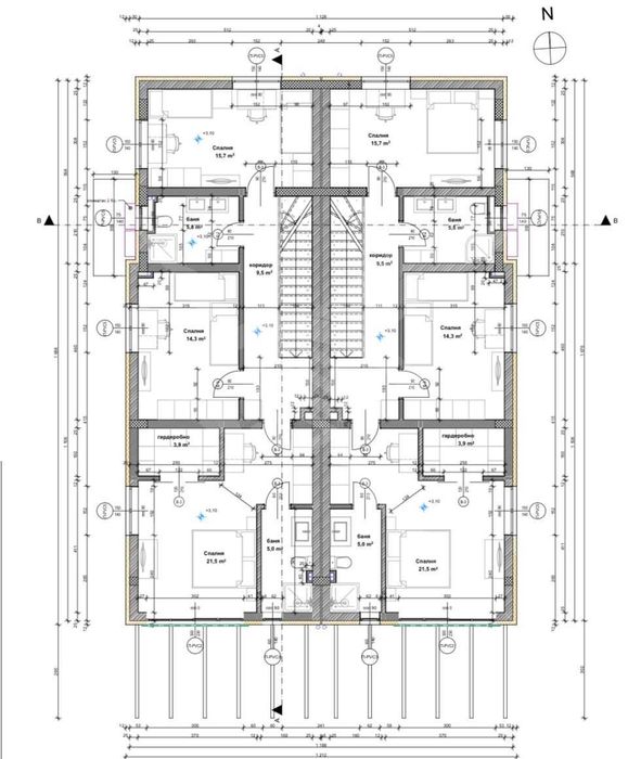 Продава се Къща в Пловдив, Беломорски - 215 кв.м за 711 €/кв.м - Снимка #2