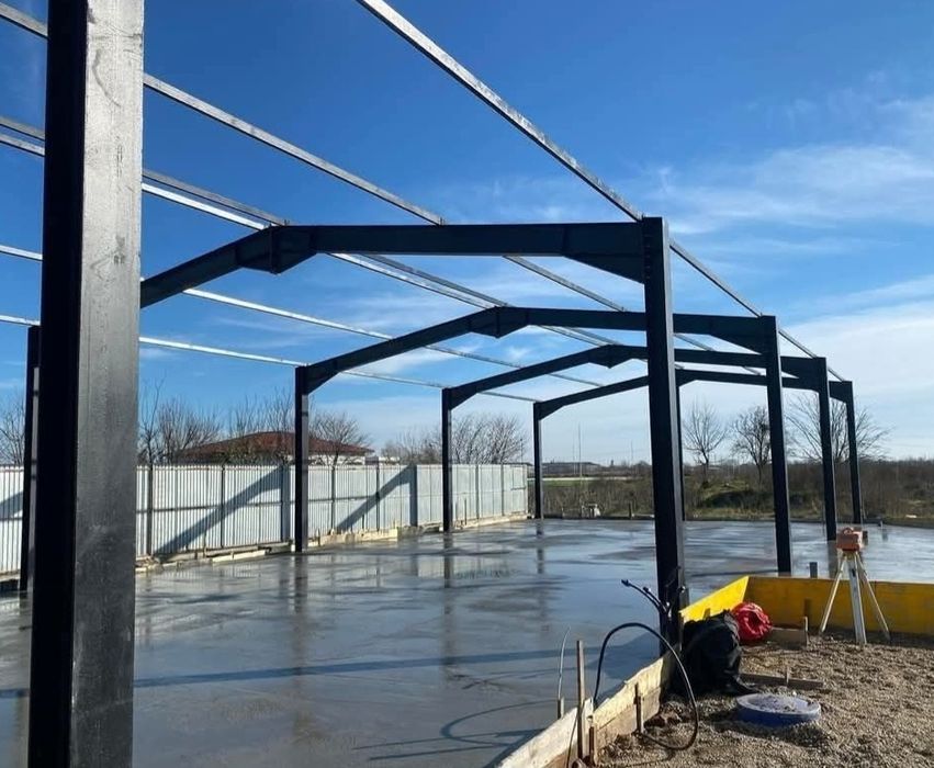 Vand hale metalice structuri diferite lungimi