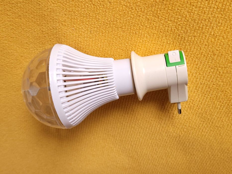 Set bec disco cu stecher si bec economic