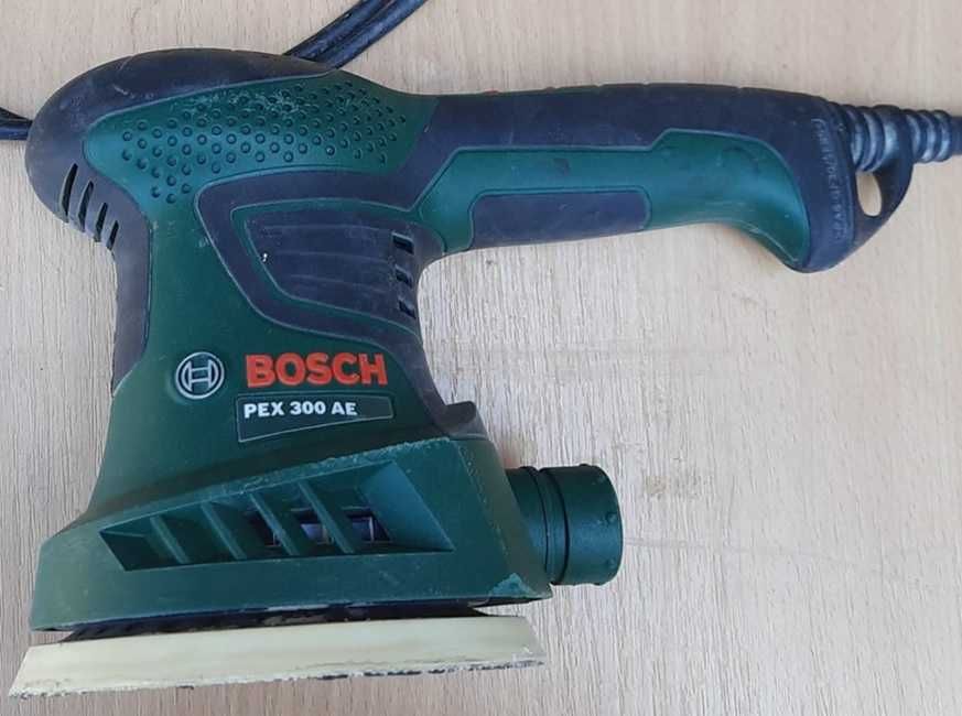 Ръчна шлайфмашина Bosch PEX 300 AE, 270 W, 125 мм