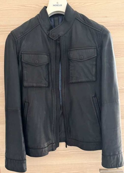 Geaca piele barbati Massimo Dutti