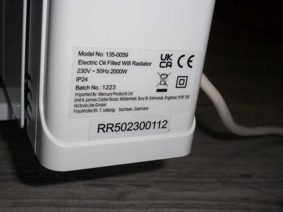 Radiator  Electric de Aluminiu Wifi pe ulei 2000W nou