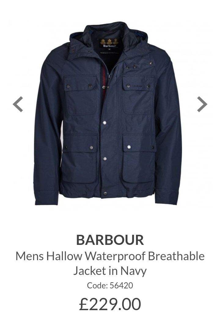 Barbour hallow deals