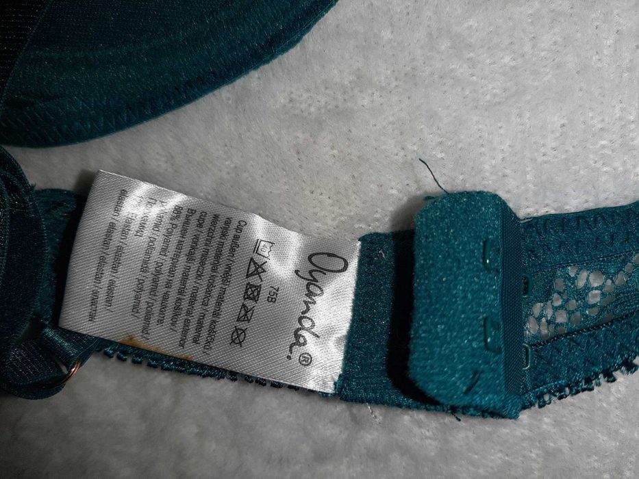 Sutien dantelat turcoaz push-up