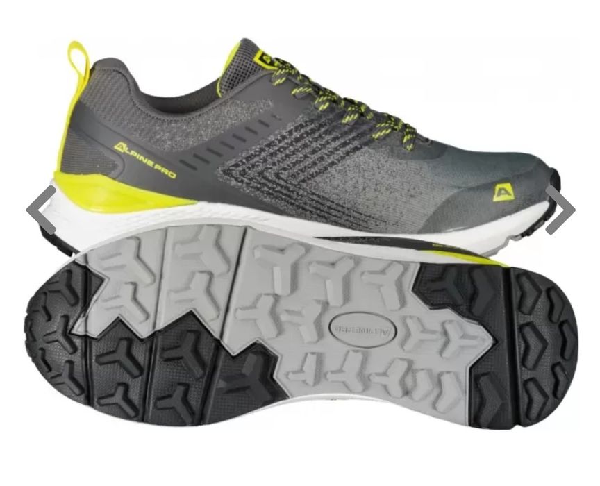 Adidași NOI Trail/trekking ALPINE PRO GRI/VERDE mărimea: EU 44