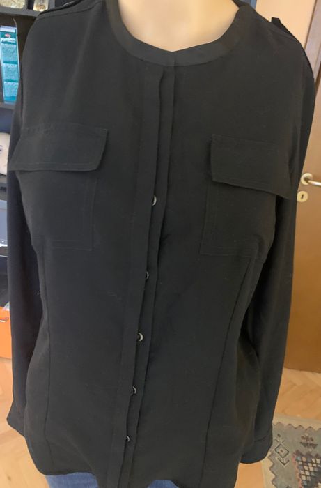 Елегантна черна риза Calvin Klein, размер XS/S