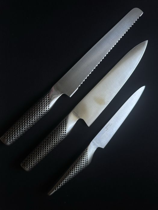 3 cutite GLOBAL japan, de paine, chef si petty