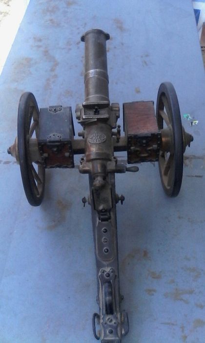 tun miniatura,macheta,Gatling 1883/razboi civil USA/alama/vintage