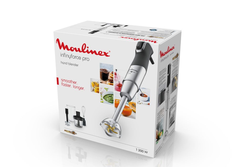 Moulinex Infinyforce pro (блендр , венчик, чоппер)набор